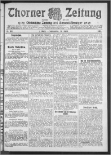 Thorner Zeitung 1911, Nr. 100 1 Blatt