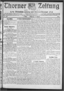 Thorner Zeitung 1911, Nr. 185 1 Blatt