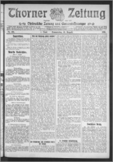 Thorner Zeitung 1911, Nr. 186 1 Blatt
