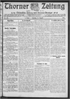 Thorner Zeitung 1911, Nr. 189 1 Blatt