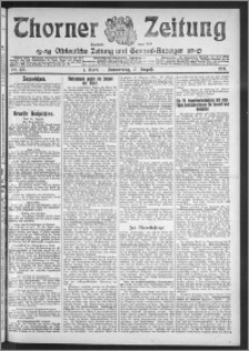 Thorner Zeitung 1911, Nr. 192 1 Blatt