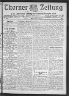 Thorner Zeitung 1911, Nr. 197 1 Blatt