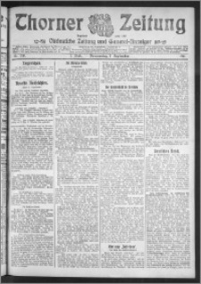 Thorner Zeitung 1911, Nr. 210 1 Blatt