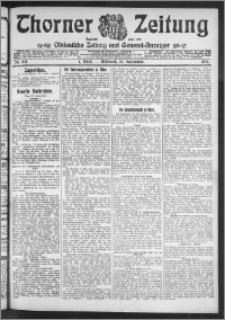 Thorner Zeitung 1911, Nr. 221 1 Blatt