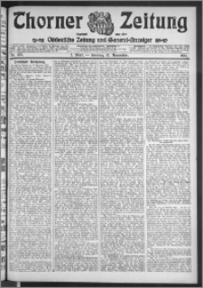 Thorner Zeitung 1911, Nr. 267 2 Blatt