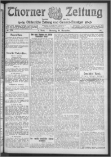 Thorner Zeitung 1911, Nr. 279 1 Blatt