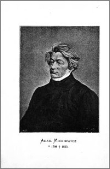 Adam Mickiewicz : życie i dzieła : zarys biograficzny