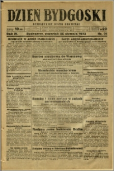 Dzień Bydgoski, 1933, R.4, nr 21
