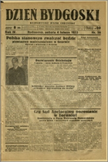 Dzień Bydgoski, 1933, R.4, nr 28