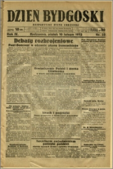 Dzień Bydgoski, 1933, R.4, nr 33