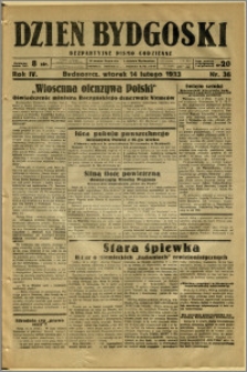 Dzień Bydgoski, 1933, R.4, nr 36