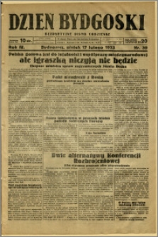 Dzień Bydgoski, 1933, R.4, nr 39