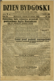 Dzień Bydgoski, 1933, R.4, nr 42