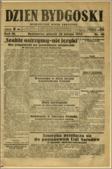 Dzień Bydgoski, 1933, R.4, nr 48