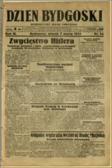 Dzień Bydgoski, 1933, R.4, nr 54