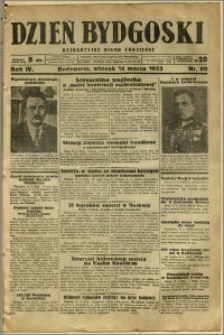 Dzień Bydgoski, 1933, R.4, nr 60