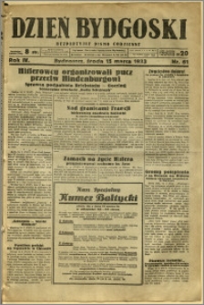 Dzień Bydgoski, 1933, R.4, nr 61