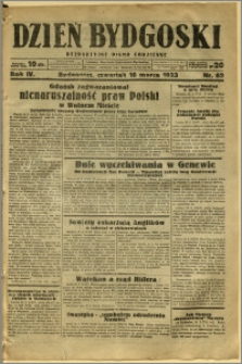 Dzień Bydgoski, 1933, R.4, nr 62