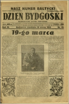 Dzień Bydgoski, 1933, R.4, nr 65