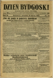 Dzień Bydgoski, 1933, R.4, nr 74