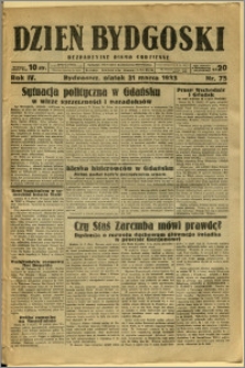 Dzień Bydgoski, 1933, R.4, nr 75