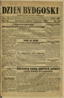 Dzień Bydgoski, 1933, R.4, nr 76