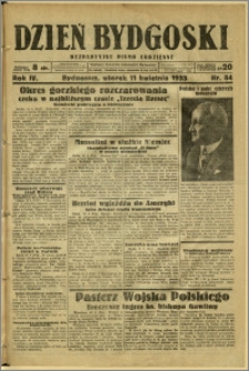 Dzień Bydgoski, 1933, R.4, nr 84