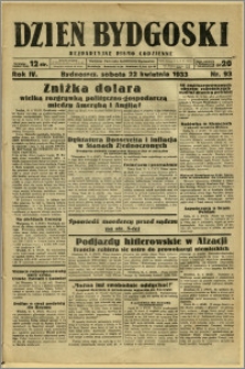 Dzień Bydgoski, 1933, R.4, nr 93