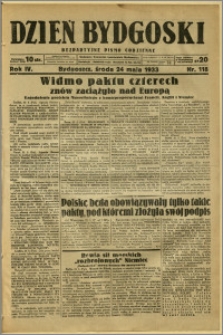 Dzień Bydgoski, 1933, R.4, nr 118