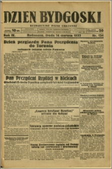 Dzień Bydgoski, 1933, R.4, nr 134