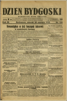 Dzień Bydgoski, 1933, R.4, nr 138