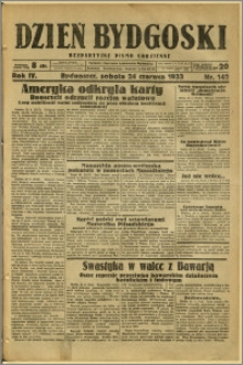 Dzień Bydgoski, 1933, R.4, nr 142