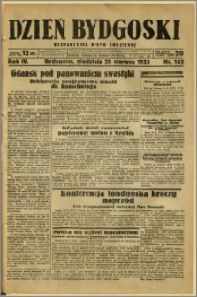 Dzień Bydgoski, 1933, R.4, nr 143