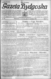 Gazeta Bydgoska 1926.08.19 R.5 nr 189