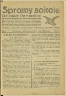 Biuletyn Sokoli Dzielnicy Pomorskiej, 1924, R.1, nr 8