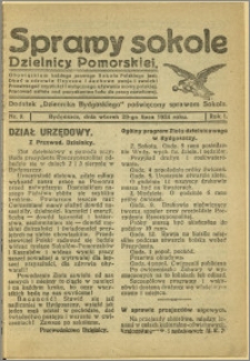 Biuletyn Sokoli Dzielnicy Pomorskiej, 1924, R.1, nr 9