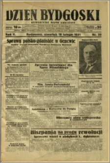 Dzień Bydgoski, 1931, R.2, nr 39