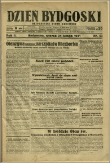 Dzień Bydgoski, 1931, R.2, nr 43