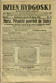 Dzień Bydgoski, 1931, R.2, nr 73