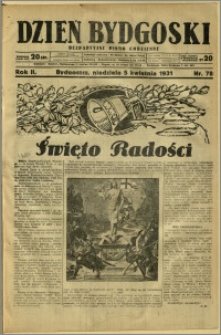 Dzień Bydgoski, 1931, R.2, nr 78