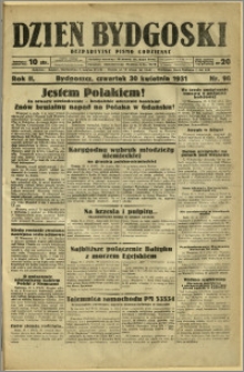 Dzień Bydgoski, 1931, R.2, nr 98