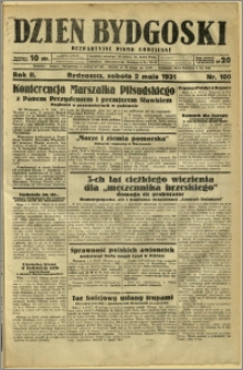 Dzień Bydgoski, 1931, R.2, nr 100