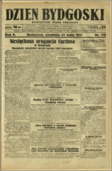 Dzień Bydgoski, 1931, R.2, nr 118