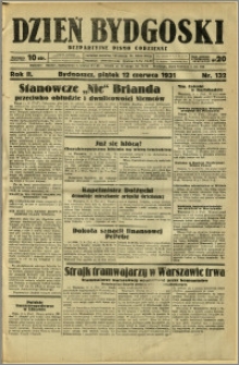 Dzień Bydgoski, 1931, R.2, nr 132