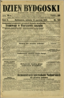 Dzień Bydgoski, 1931, R.2, nr 133