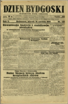 Dzień Bydgoski, 1931, R.2, nr 135