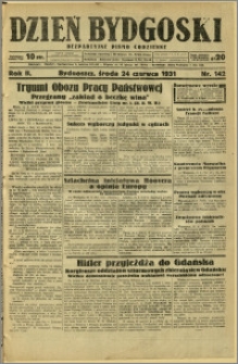 Dzień Bydgoski, 1931, R.2, nr 142