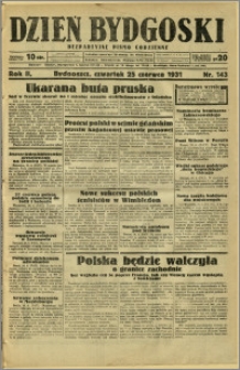 Dzień Bydgoski, 1931, R.2, nr 143