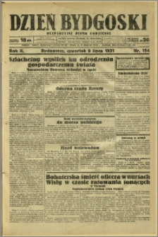 Dzień Bydgoski, 1931, R.2, nr 154