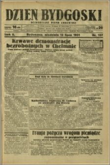 Dzień Bydgoski, 1931, R.2, nr 157